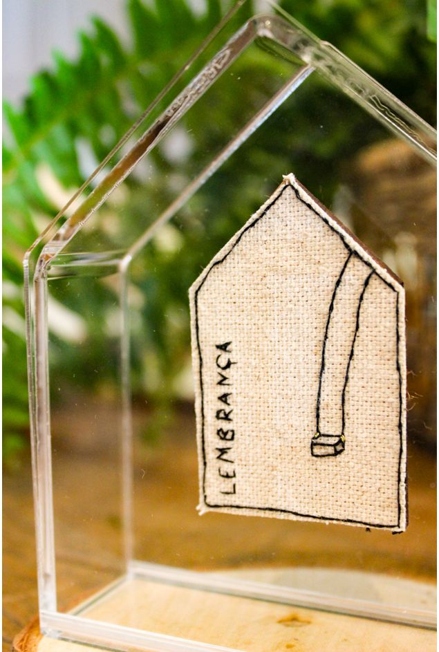 Quadro Acrilico Casinha Lembranca Mercatto